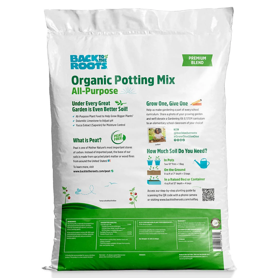 Organic Premium Blend Potting Mix 1 cu.ft. – 4 Pack - Image 10