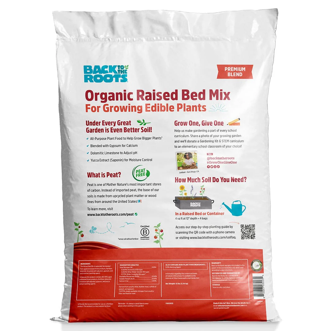 Organic Premium Blend Raised Bed Mix 1 cu.ft. – 4 Pack - Image 10