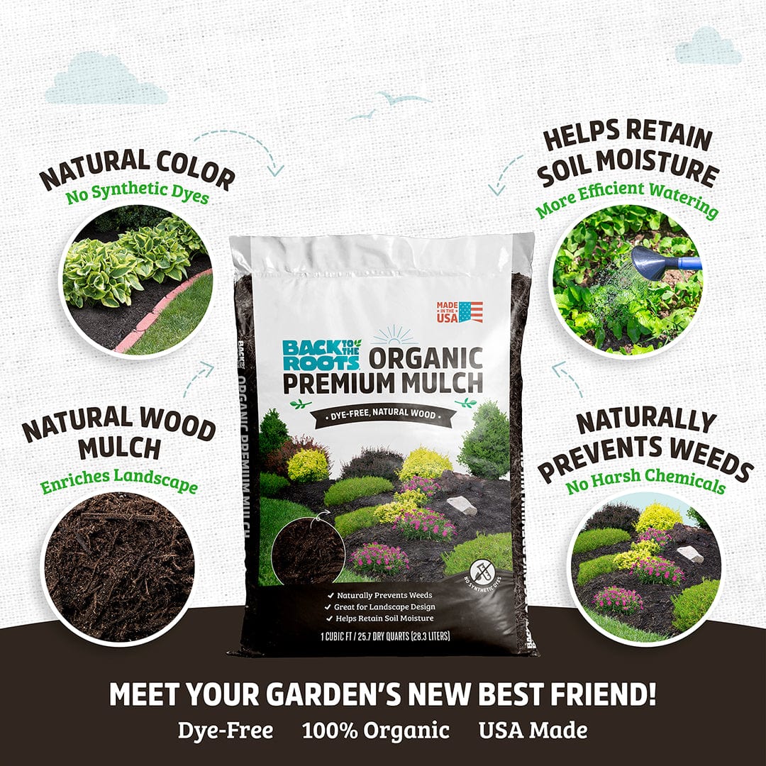 Organic Premium Mulch — Natural Wood (1 cubic ft) 10 Pack — Ready to Use - Image 4