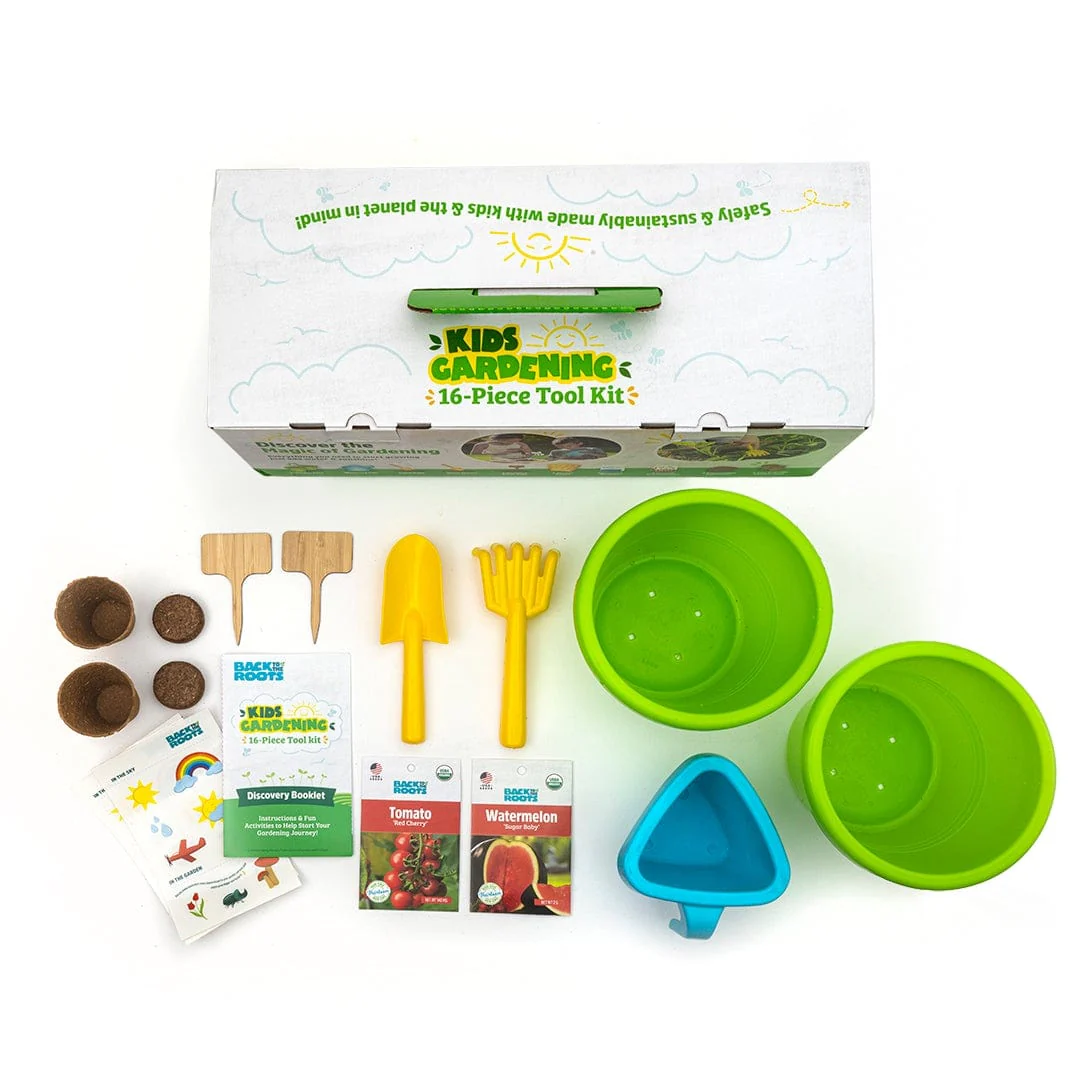 Kids Gardening 16-Piece Kids Tool Kit - Image 6