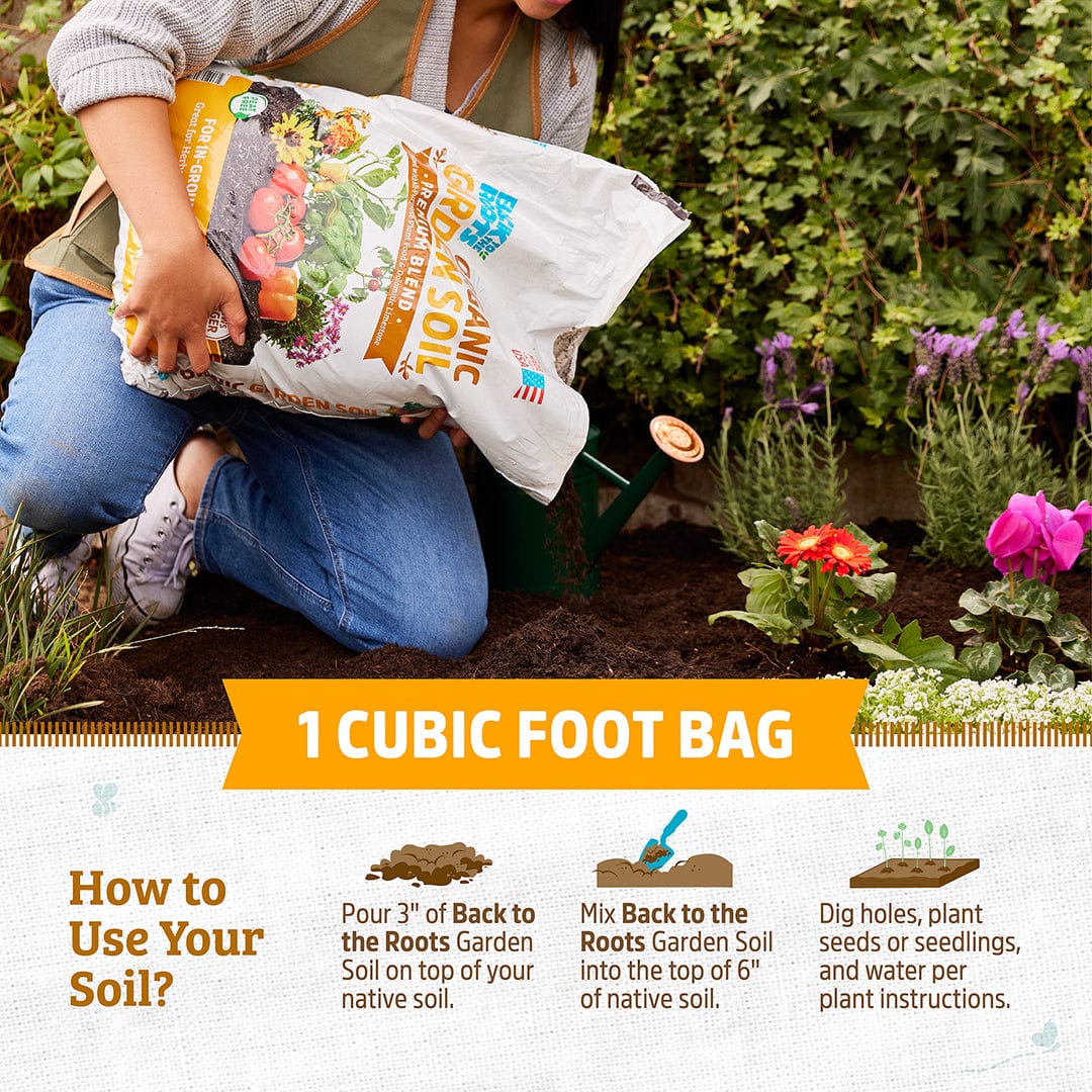 Organic Premium Blend Garden Soil 1 cu.ft. - Image 5
