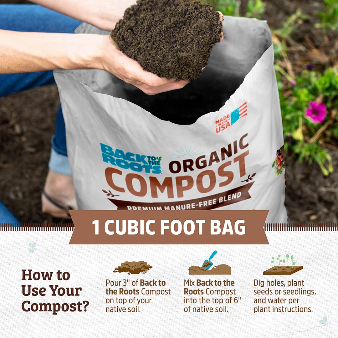 Organic Premium Compost — Manure-Free Blend (60 1 cu.ft. Bags) — Ready to Use - Image 5