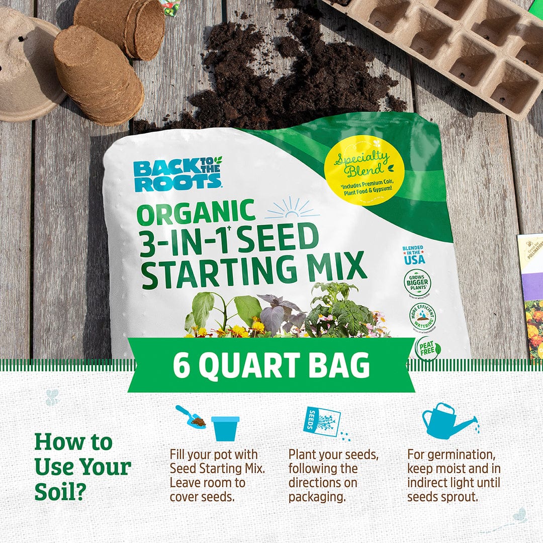 Organic Seed Starting Mix Specialty Blend (6 QT) - Image 5