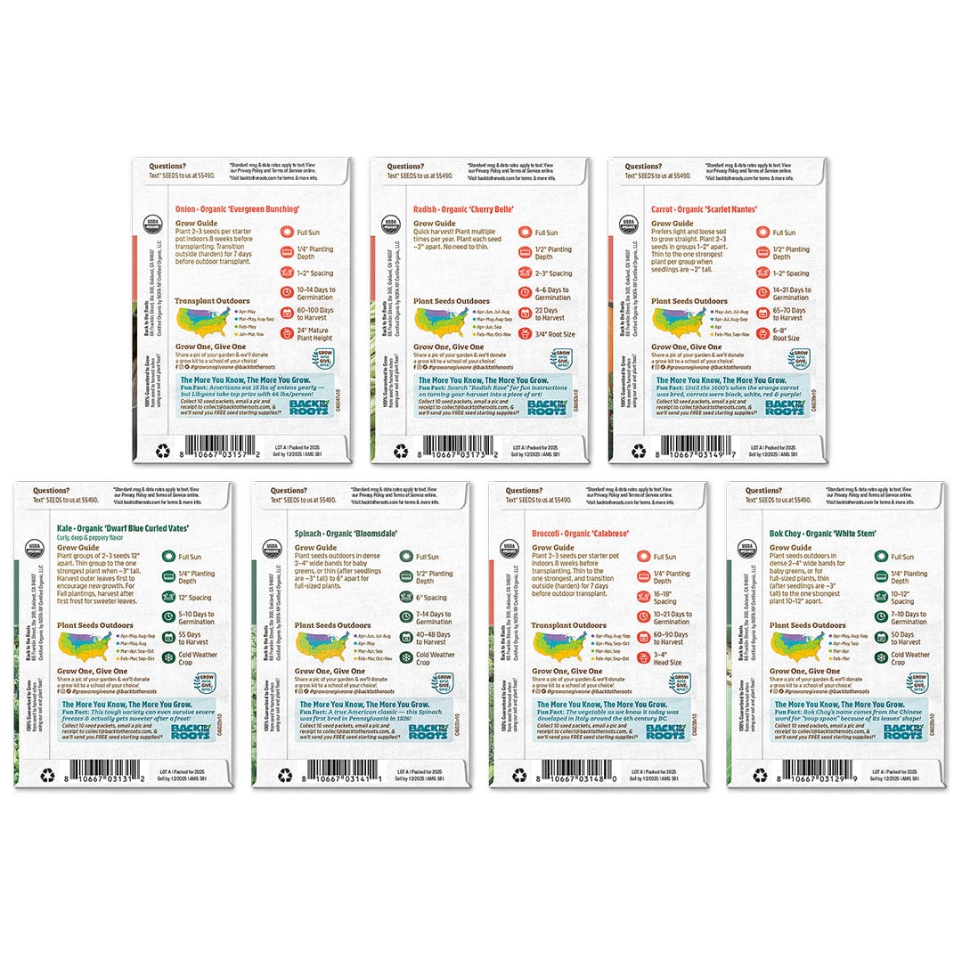 Organic Winter Veggies 7-Pack Seed Bundle - Image 6